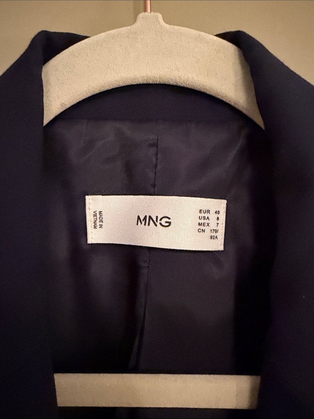 Mango Women’s Navy Pant Suit (Full Suit) - Picture 3 of 4